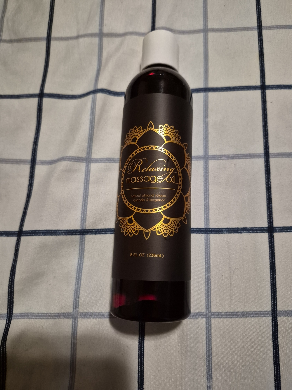 Honeydew USA Relaxing Massage Oil – Brown Bottle with Gold Design
